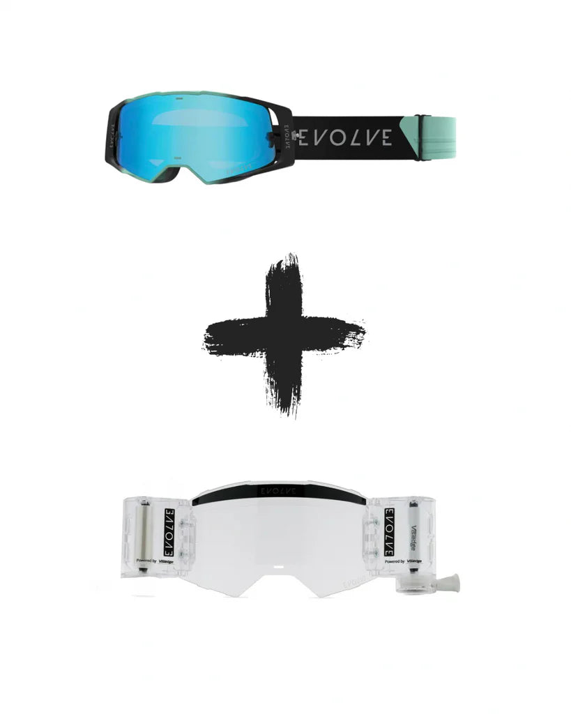 evolve goggles Evolve Glacier Blue – Dala Enduro AB